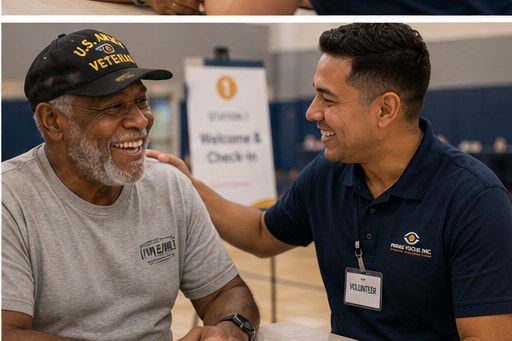 Veterans check-in